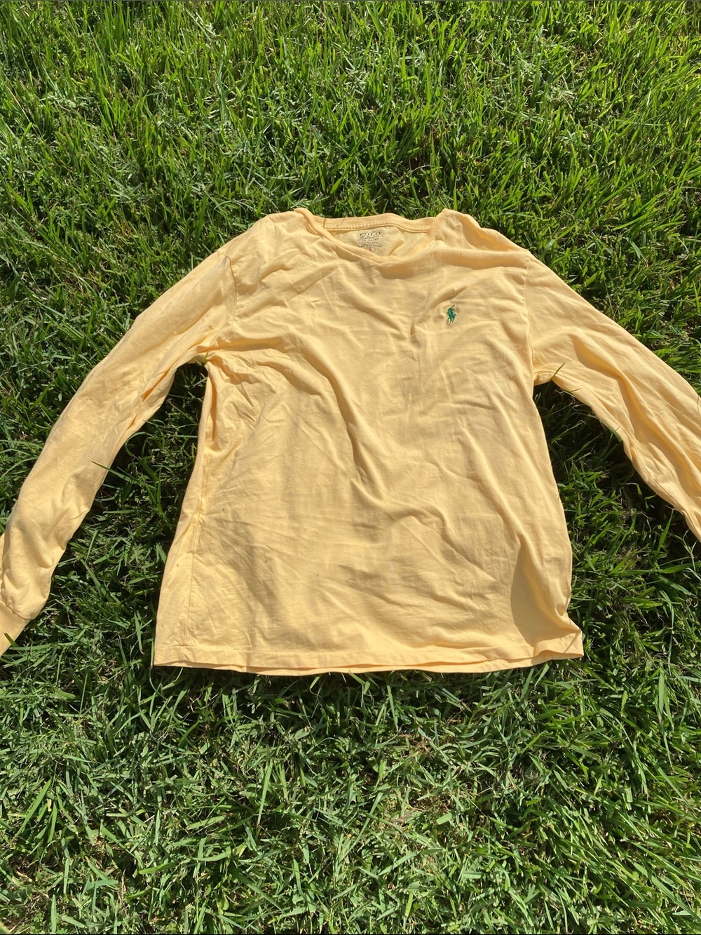 Polo by Ralph Lauren Pale Yellow Long-Sleeve Shirt